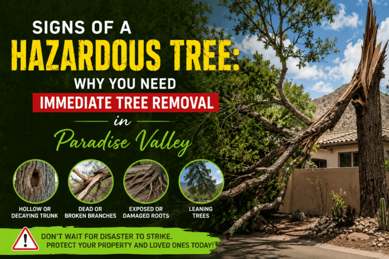 Tree Removal in Paradise Valley.